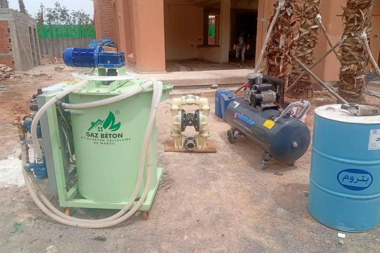 CelluTech‑350L | Malaxeur béton cellulaire pour chape fluide