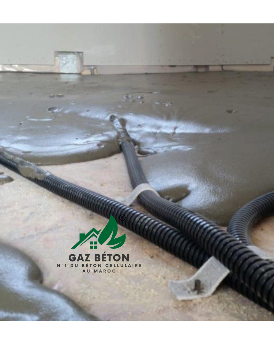 CelluChape – Chape fluide ou forme en Béton Cellulaire.(Prix au m³ pompé)